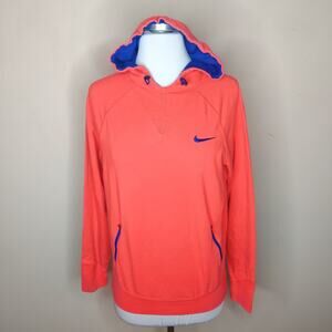 Nike Hoodie Dri-Fit Thumb Holes Cotton Stretch Pullover